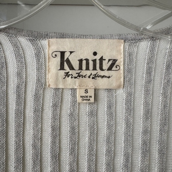 FOR LOVE AND LEMONS KNITZ The Switch Stripe Sweater Dress - Picture 6 of 6